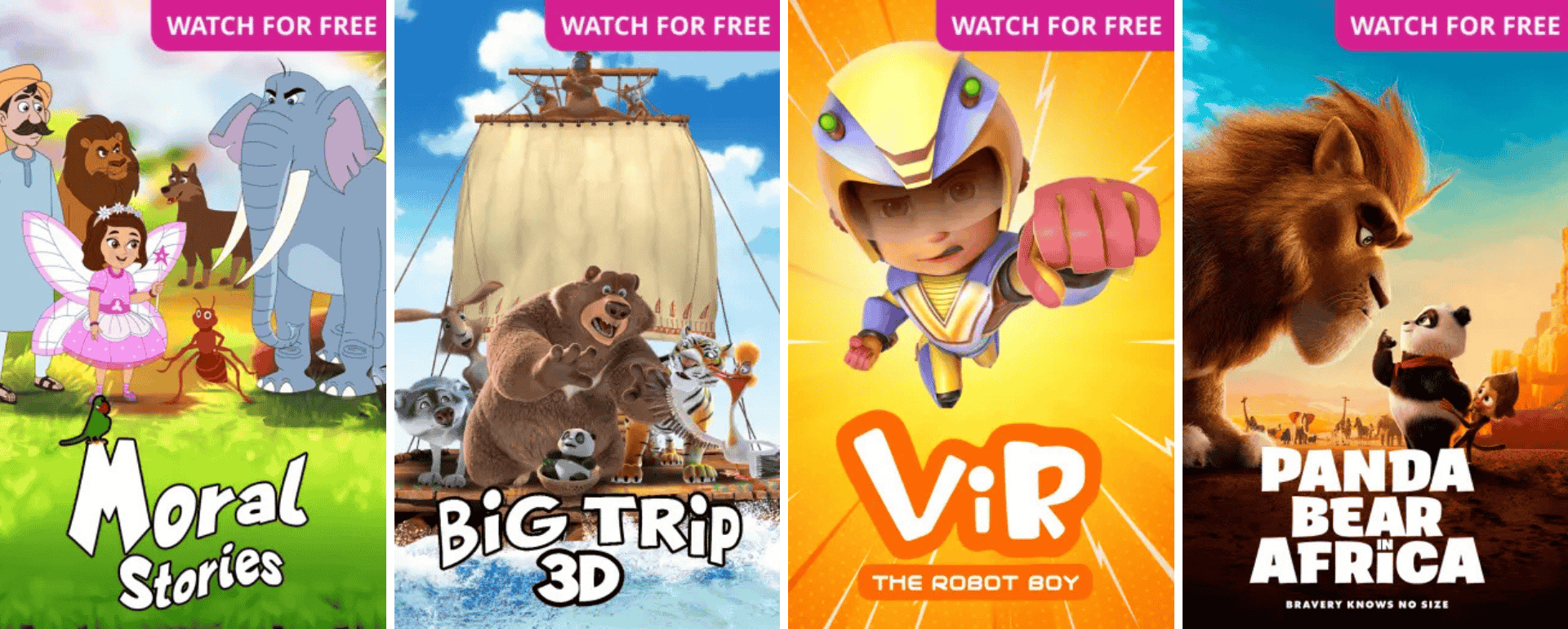 free kids shows and movies